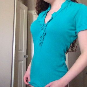 Theory Teal Top